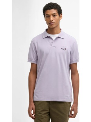 Barbour Comebe Tailored Fit Polo Yaka PU39 Heather Mist
