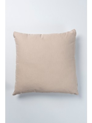 Krem 45X45 cm Su Itici Leke Tutmaz Kırlent Kılıfı