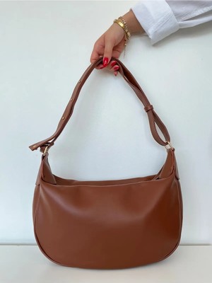 Curve Yumuşak Suni Deri Omuz ve Çapraz Çanta-Ayarlanabilir Askılı Geniş Iç Hacimli