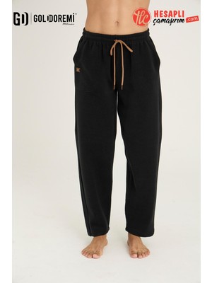 Gd Goldoremi Premium Erkek Kışlık Pamuklu Polar Cepli Ipli Eşofman/pantolon/pijama Altı