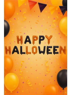 Eng Parti Dünyası Happy Halloween Folyo Balon Cadılar Bayramı Eng-7