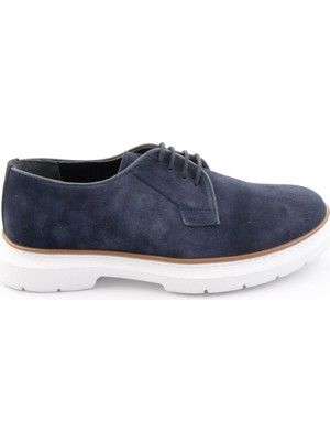 Bambi Lacivert Hakiki Deri Erkek Klasik Ayakkabı E01811251002