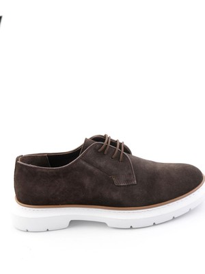 Bambi Kahve Hakiki Deri Erkek Klasik Ayakkabı E01811251002