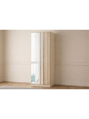 Doressa Teresa 2 Kapılı Aynalı Gardırop