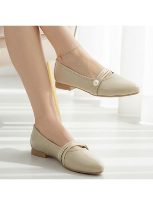 Ispartalılar D158 Rahat Taban Günlük Kadın Babet Ayakkabı Nişan Düğün Abiye Kadın Ayakkabısı