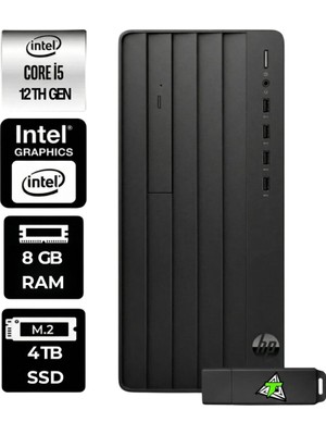Hp 6D3A5EA PT290 G9 I5‑12500 8gb 4tb SSD Freedos & Usbbellekhediyeli