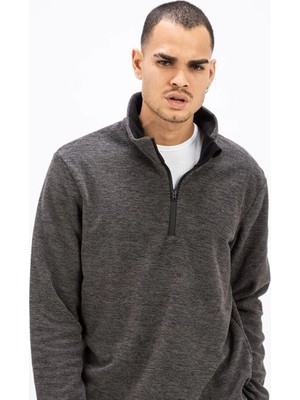 Exuma Half Zip Melange Polar M