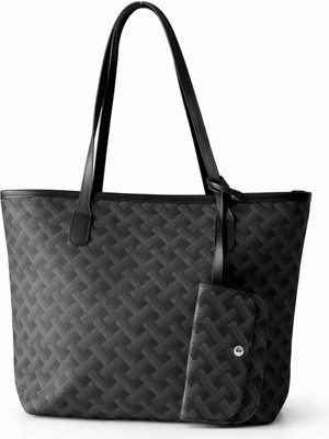 Vento Monogram Desenli Kadın Omuz Çantası