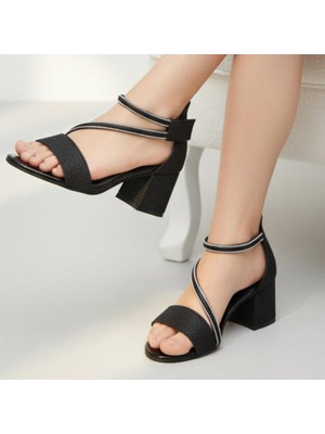 D613 Abiye Kız Çocuk Topuklu Ayakkabı Taşlı Açık Kız Çocuk Nişan Abiye Ayakkabısı