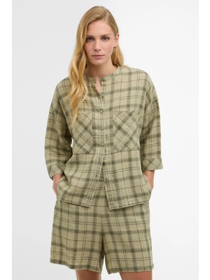 Barbour Orla Gömlek SG14 Sage Green Tartan