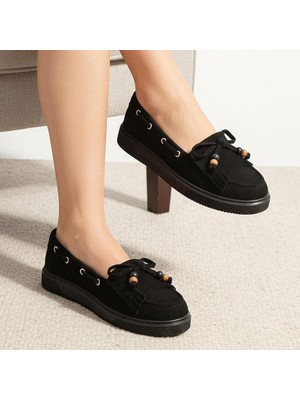 Ispartalılar D859 Rahat Taban Günlük Kadın Ayakkabı Laofer Kadın Ayakkabı  Oxfort Kadın Klasik Ayakkabı