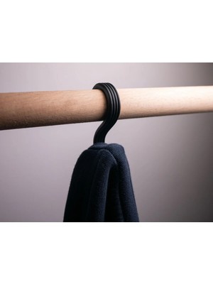 Shhobi Şık Elbise Askılığı Dolap Içi Askılık Kanca - Modern Bornoz Askılığı Elbise Askılığı 1 Adet