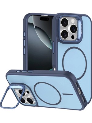 AyrStore Buğz Joko  Iphone 16 Pro Max Flexa Magsafe Kapak - Mavi