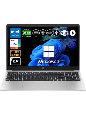 Hp 250 G10 I7-1355U 64GB Ram 2tb SSD Iris Xe Graphics 15.6" Full Hd WIN11PRO Notebook B2PH1ES ATL43