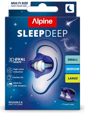 Alpine Sleepdeep (Derin Uyku Kulak Tıkacı, Multisize) S/m/l