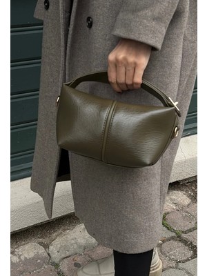 Wine Kadın El ve Omuz Çantası – Çapraz Askılı, Fermuarlı, Günlük Şık Mini Çanta