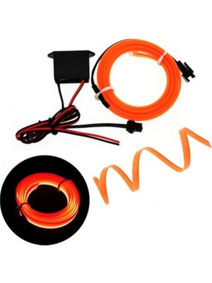 Ip Neon LED 2 Metre Turuncu ( 276812 ) Pınuk Saksesuar