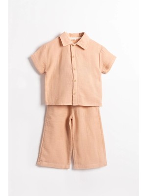 Lucky Baby Kids Kız Çocuk Müslin Takım