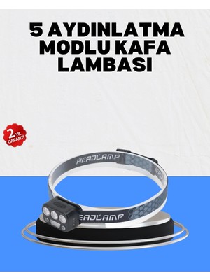 Sylar Gece Koşusu Için LED Kafa Lambası El Sensörlü