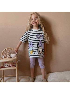 Butik Kız Çocuk %100 Pamuklu Taylı Alt - Üst 2'li Takım