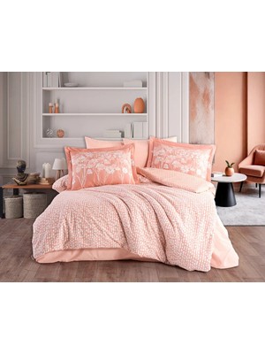 Bigelal Çift Kişilik Poplin Nev Velura Terracota