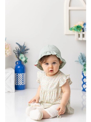 Lucky Baby Kids Kız Bebek Çiçek Desenli Tayt Bluz Takım
