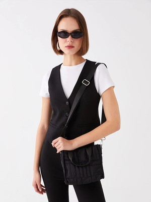 LC Waikiki Lcw Accessorıes Siyah Paraşüt Kumaş Kadın Kol Çantası