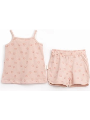 Lucky Baby Kids Kız Bebek Atlet Şort Takım