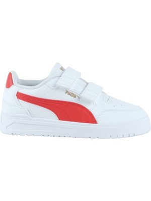 Puma Shuffle Downtown Çocuk Beyaz Spor Ayakkabı (403740-06)