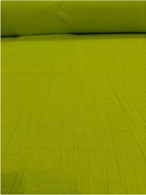 En 150 Fıstık Yeşili %100 Pamuk Müslin Kumaş Elbise Tunik Gömlek Yapımına Uygun