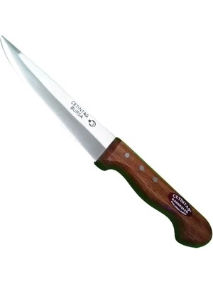 CT Stones Bursa Kurban Kasap Bıçağı No:0, 12 Cm, Ahşap Gül Sap