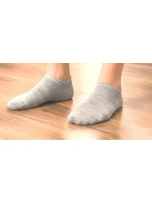 Heren Bambu Pamuk Mix 6'lı Dikişsiz Erkek Patik (60% Bambu 40% Pamuk)