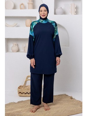 Adasea Büyük Beden Likralı Tam Tesettür Mayo 61807