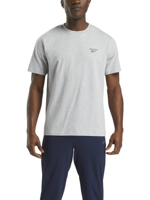 Reebok Cody Sl Crew Neck Ss Tee A Grı Mel Erkek Kısa Kol T-Shirt