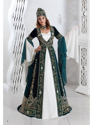 Ceyyiz Bindallı Kına Elbisesi 5 Parça Nazende