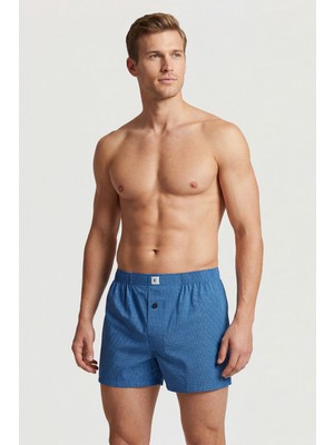 Cacharel Poplin Erkek Boxer 1113/NOKTA Kare Saks
