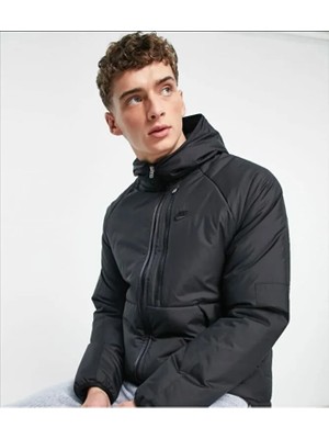 Nike Sportswear Therma Fit Legacy Erkek Siyah Mont Ceket