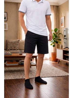 Heren Socks Heren Bambu Plus 5'li Asortili Erkek Kısa Konç Patik Dikişsiz , Yıkamalı