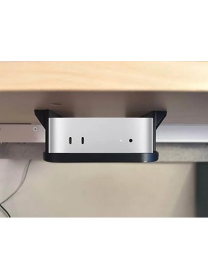 Mac Mini M4 Uyumlu Masa Altı Vidalı Montaj Tutucu Standı