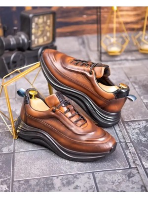 Daniel Ruffo AB-733 Hakiki Deri Ortopedik 4 Mevsim Erkek Casual Günlük Ayakkabı