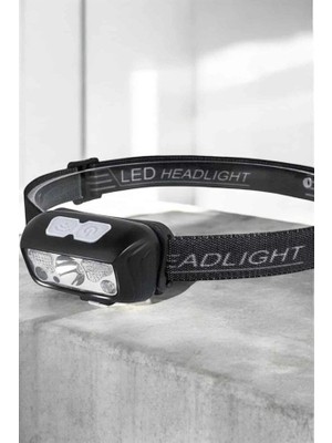 Sylar Kafa Lambası Kamp Lambası Sensörlü Şarjlı Ayarlanabilir