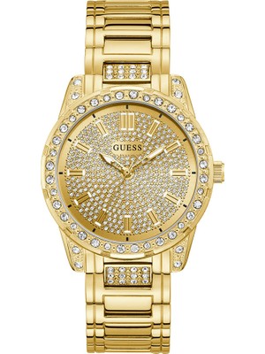 Guess Kadın Kol Saati GUU1337L2M Altın Renkli Çelik Kasa 1 ATM Suya Dayanıklı Şık Tasarım
