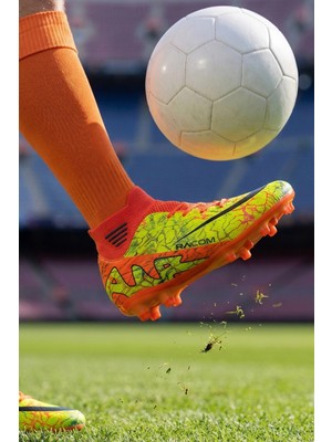In Step Air Sarı Futbol Akademik Krampon - Kaymaz Taban Halı Saha Ayakkabısı 565