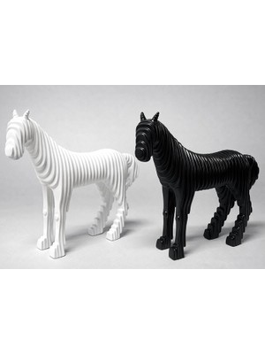 Cansa 28X27 cm Özel Tasarım Polyester At Figürü