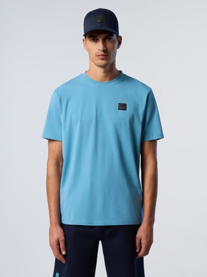 North Sails Comfor Fit Esnek ve Nefes Alabilen North Tech Logolu Bisiklet Yaka Organik Pamuk Tişört