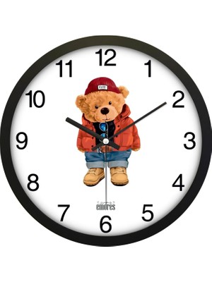 SÜS 30 cm Gerçek Cam Sessiz Mekanizma Duvar Saati