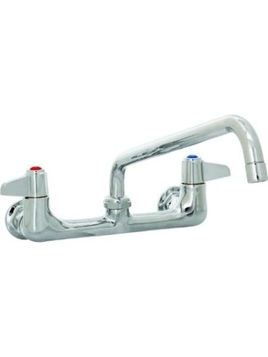 Nisar Store T&s 5F-8WLX10 Duvara Monte Musluk 20 cm Merkezler ve 25 cm Döner Nozulu