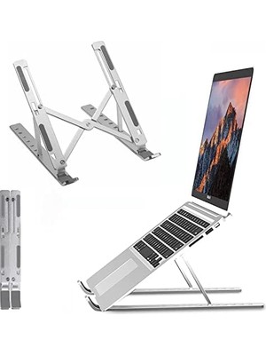 SÜS Taşınabilir Laptop Stant Bilgisayar Stant Notebook Stant Tüm Laptoplarla Uyumlu Bilgisayar Standı Taşınabilir Metal Kaymaz Stant Dizüstü Bilgisayar Stantları Stantı