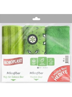 SÜS Çok Amaçlı Mikrofiber Mutfak Bezi 3'lü Ekonomik Iz Bırakmaz, Ekstra Emici, Hızlı Kuruyan Mikrofiber Temizlik Bezi, Mutfak, Ofis, Kafe, Otel