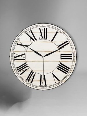Nisar Store Galaxy Exclucive Bombeli Cam Serisi Mermer Desenli Roma Rakamlı Sessiz Akar Duvar Saati 30 cm